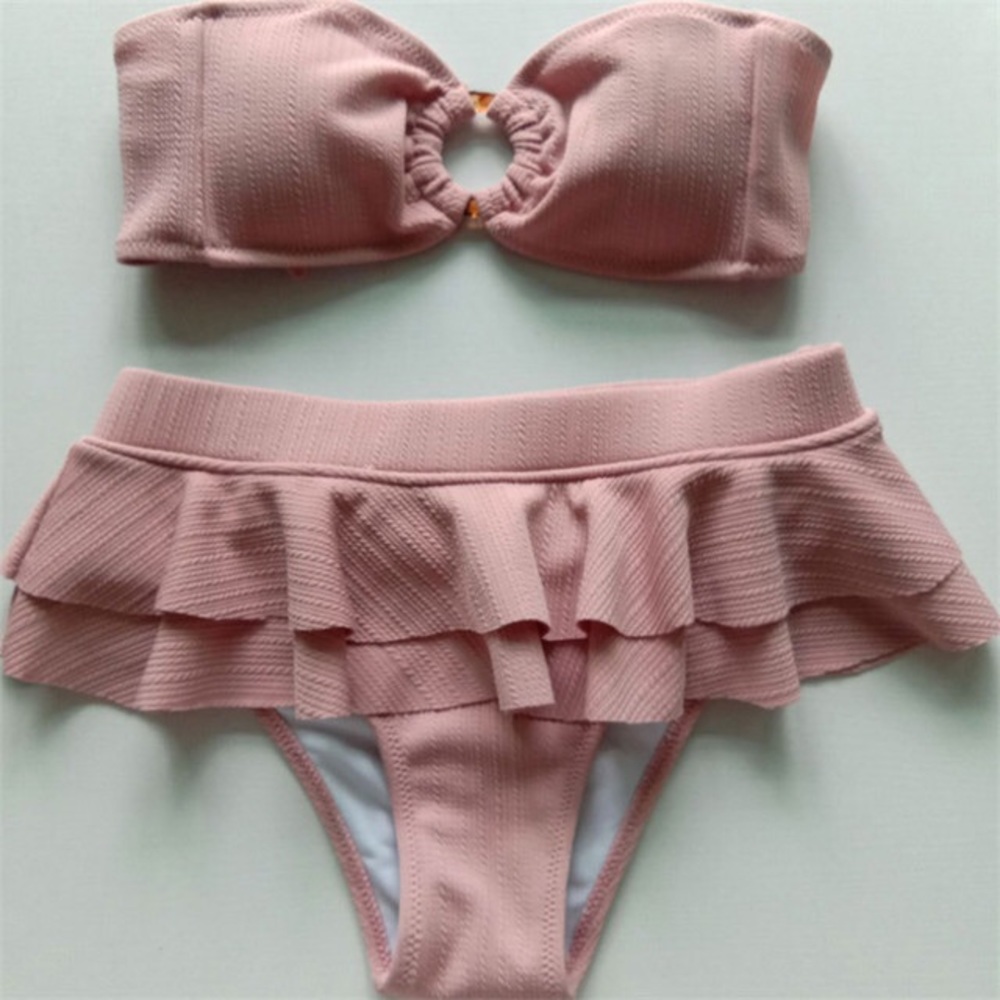 Bandeau Ruffle Bikini - Picture 2 of 4